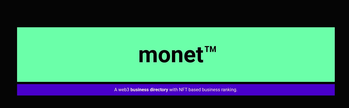 monet banner