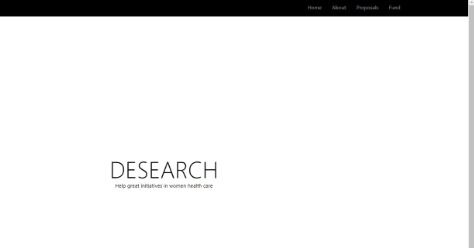 DeSearch: Empowering Women's Healthcare Research banner