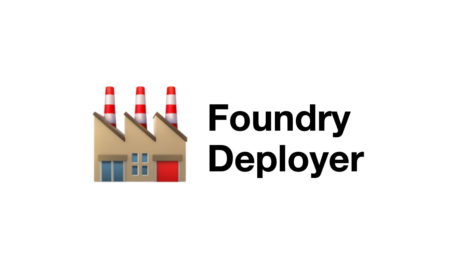 Foundry Deployer banner