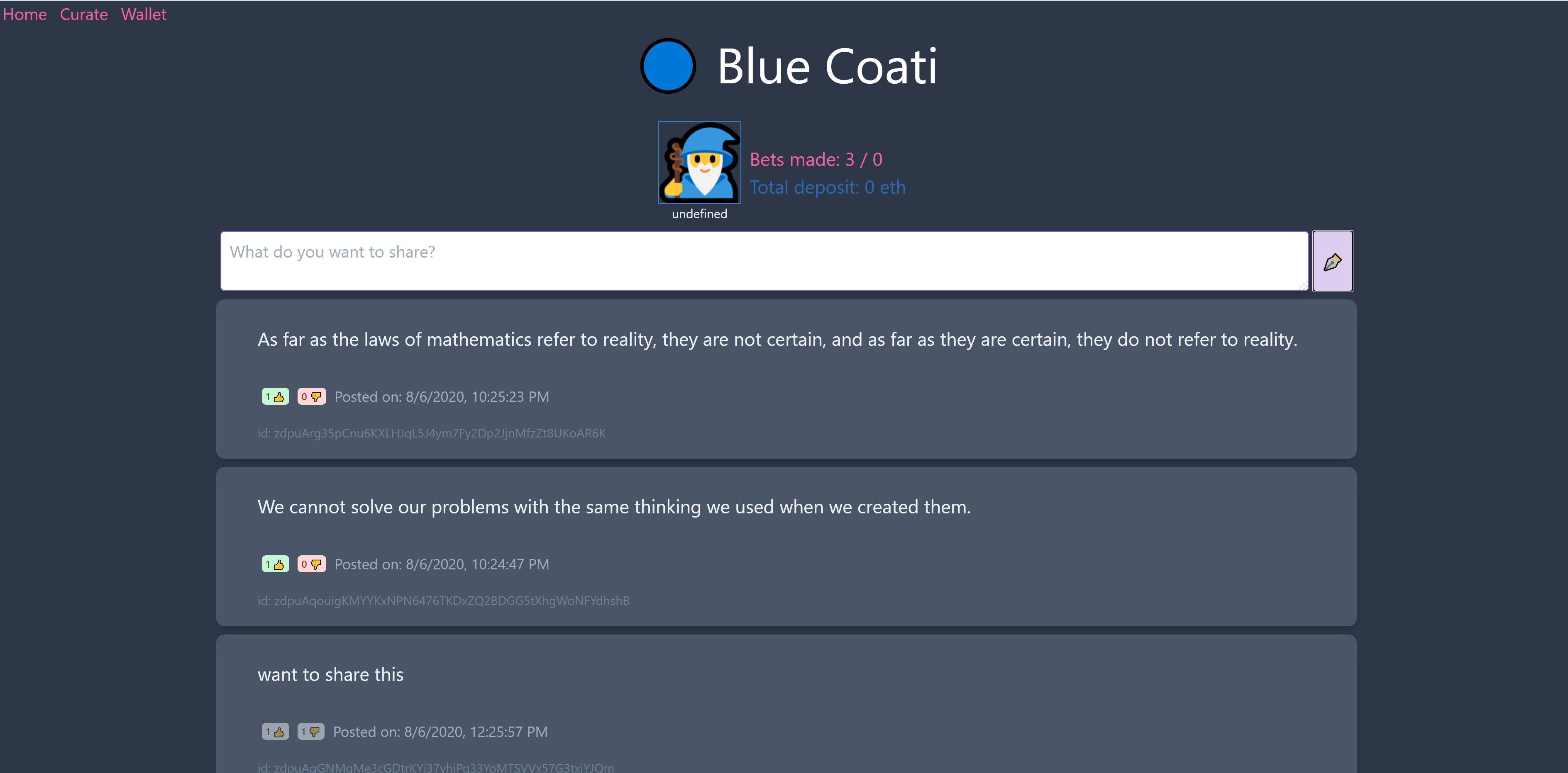 Blue Coati banner