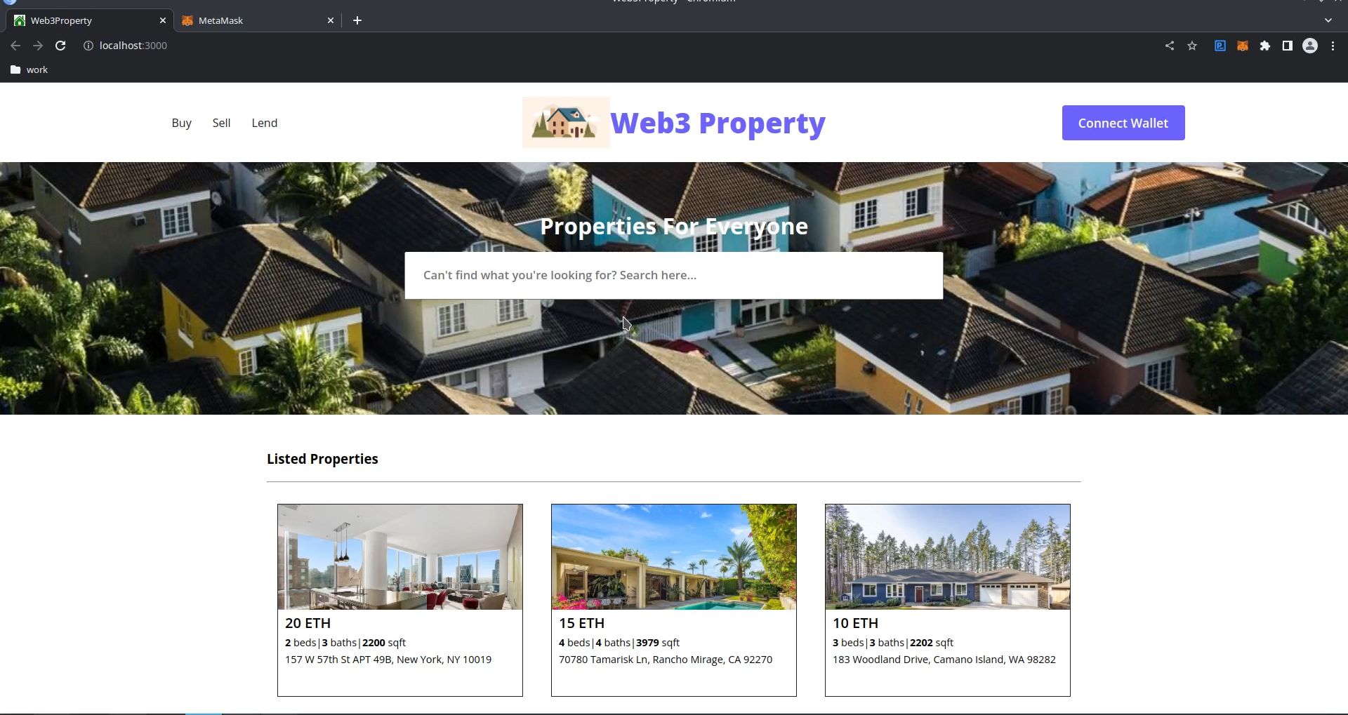 Web3Property banner