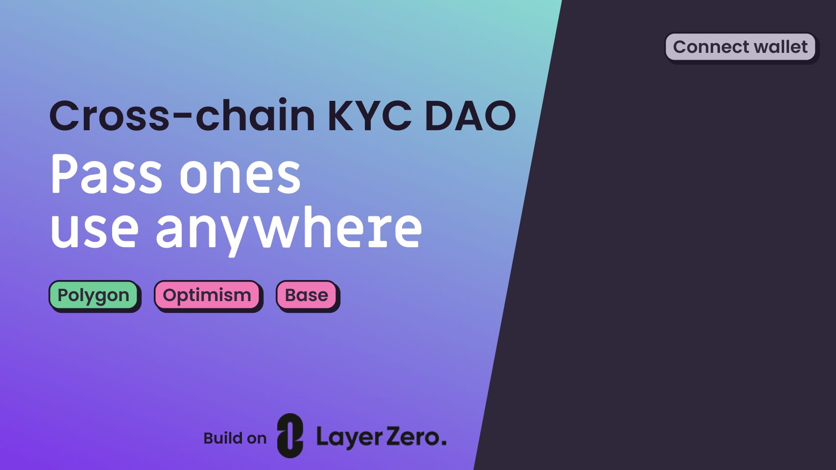 Cross-chain KYC banner