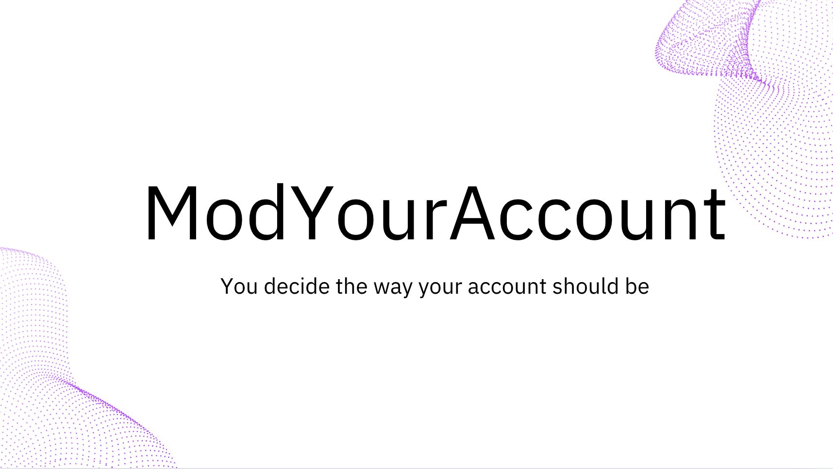 ModYouAccount banner