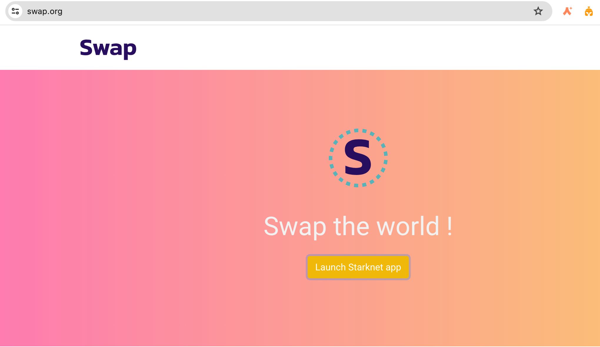 Swap.org banner