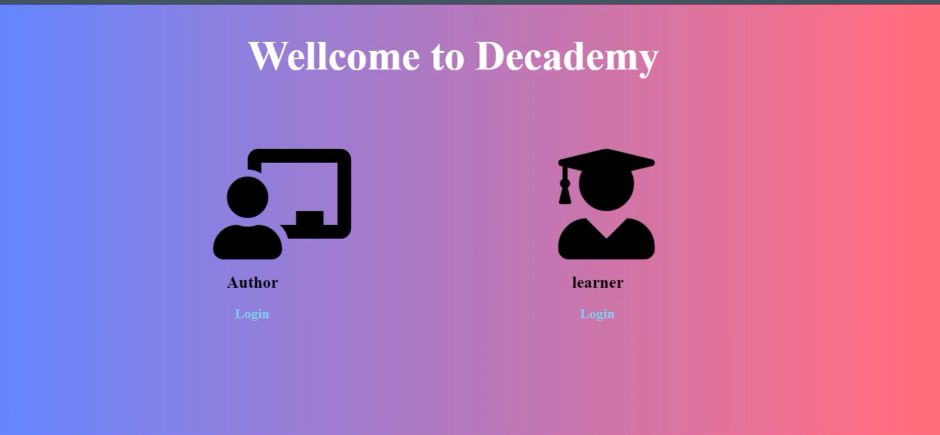 Decademy banner