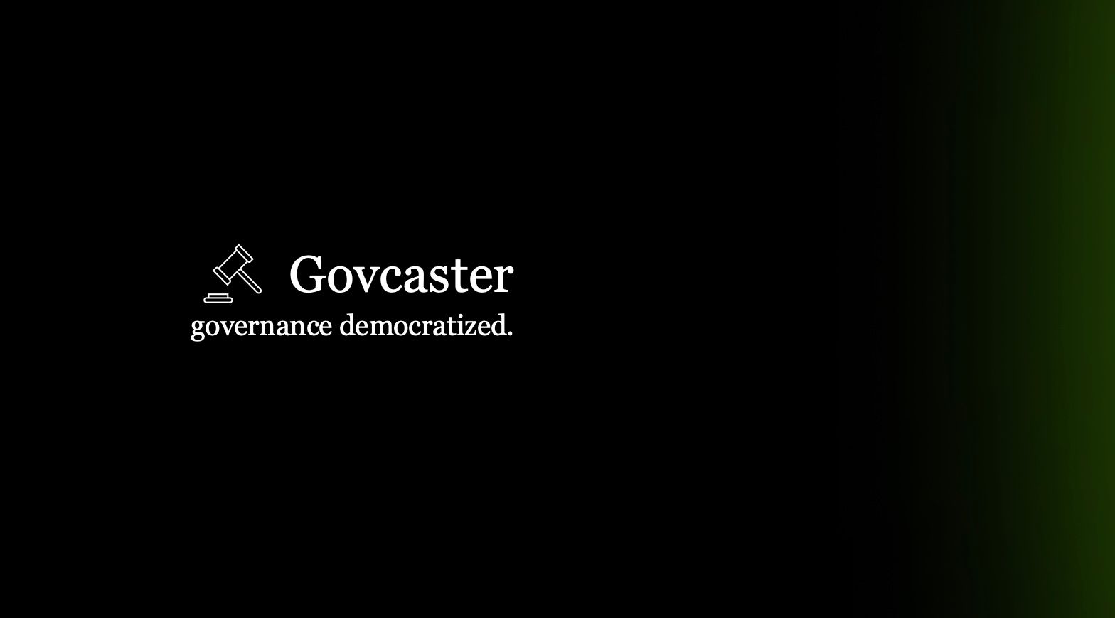 Govcaster banner