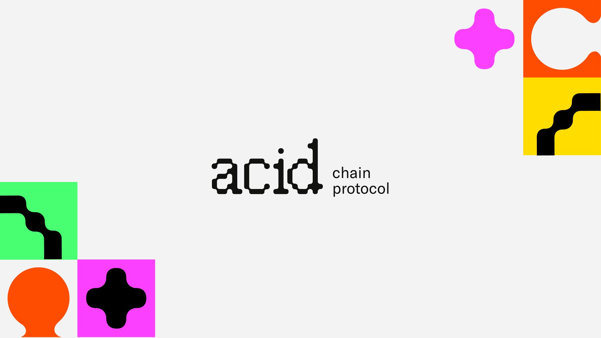 Acid chains banner