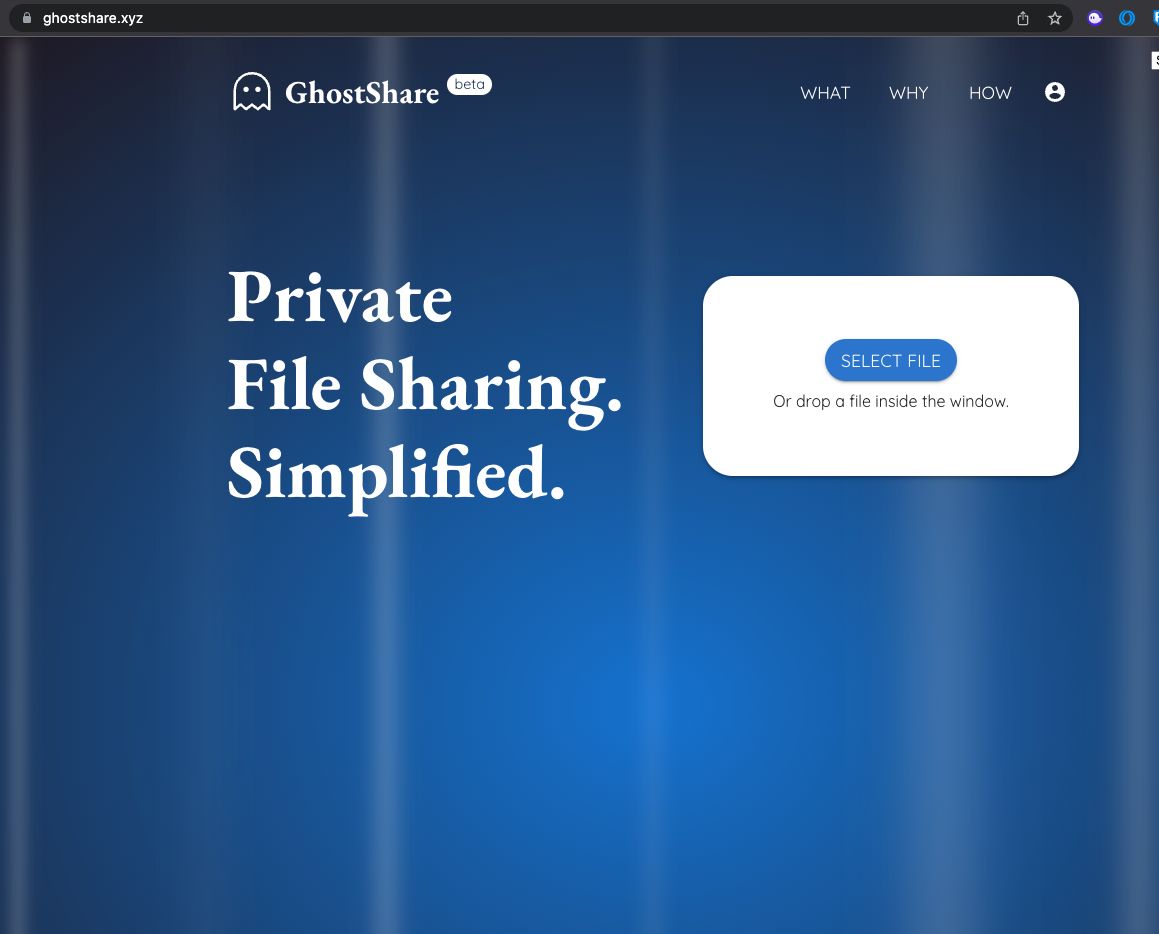 GhostShare banner