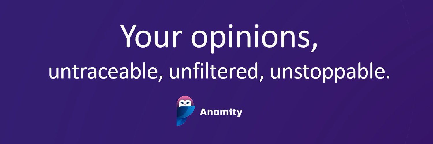 Anomity banner