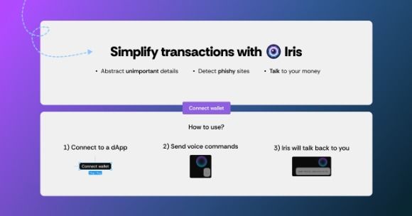 IRIS AI WALLET banner