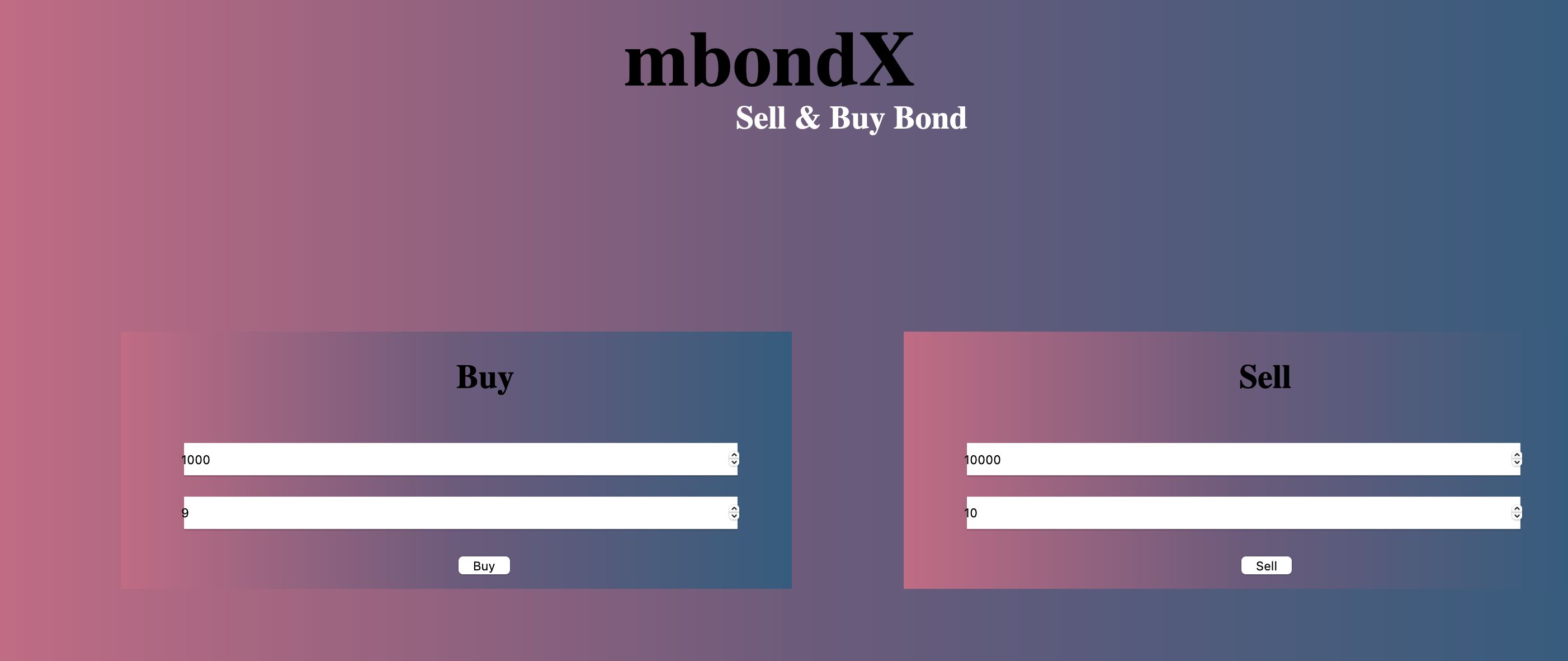 mBondX banner